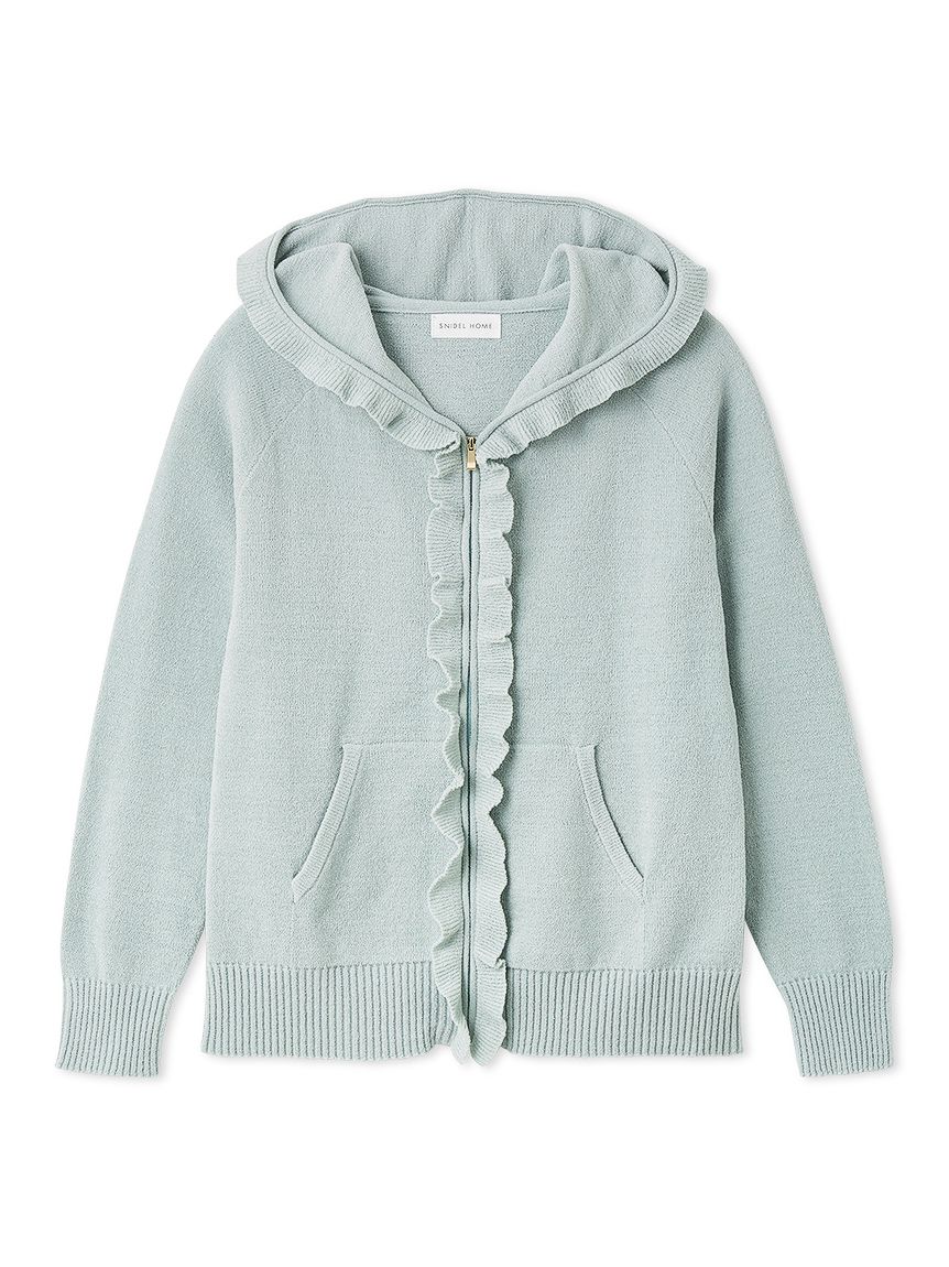 ニットフリルパーカー(パーカー)｜スナイデルホーム｜SNIDEL