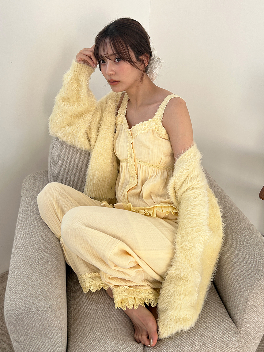 シャギーニットカーディガン(カーデ＆ガウン)｜スナイデルホーム