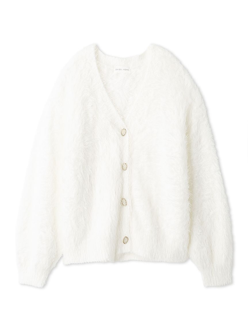 シャギーニットカーディガン(カーデ＆ガウン)｜スナイデルホーム