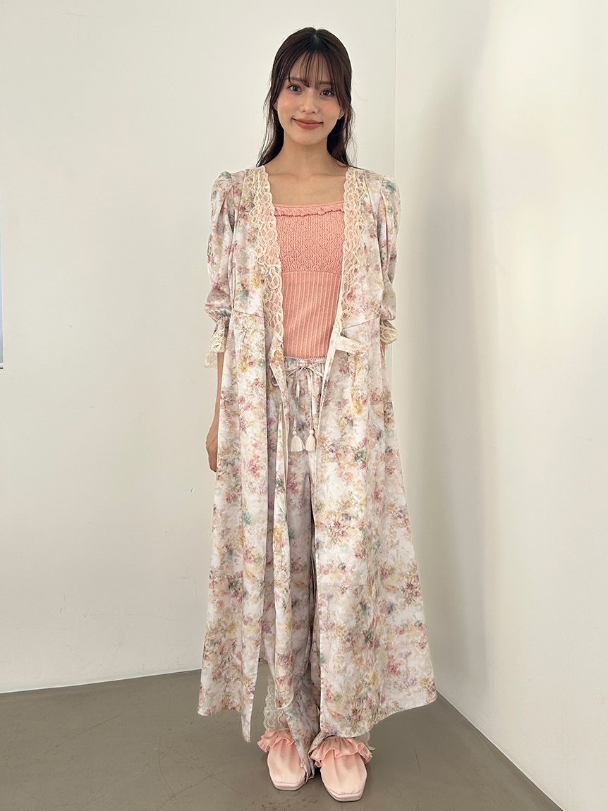 SNIDEL ピンクキャミソール スパンコール ビーズ　　 姫系　ギャル XSサイズあり【ROBE de FLEURS/ローブドフルール】スパンコール/ 刺繍