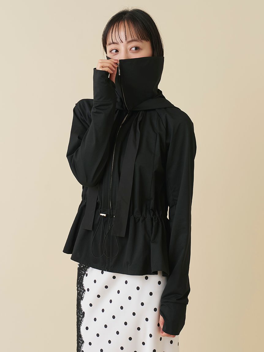 WEB限定/LUMISHADE】サンバイザー付きUVカットパーカー(パーカー