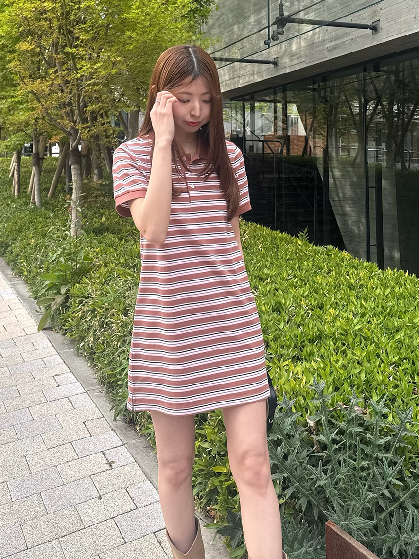 SNIDEL♡LACOSTE/ポロワンピース LACOSTE/ポロワンピース(ミニワンピース)｜ワンピース｜SNIDEL
