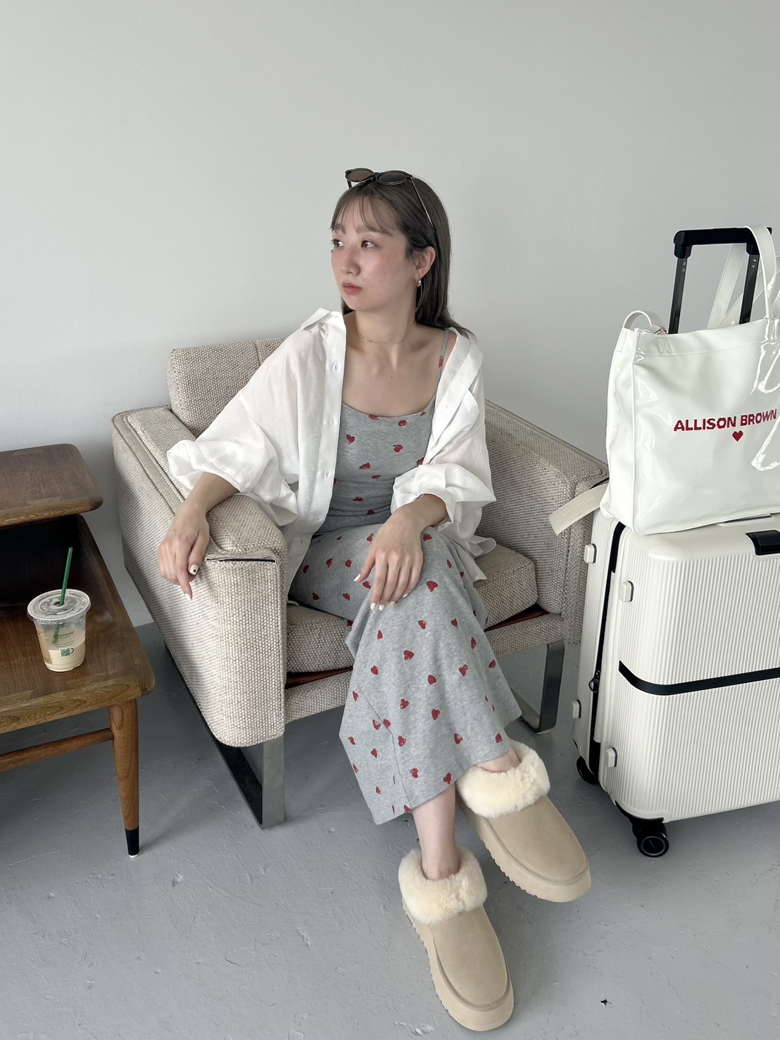 snidel home❤️新品タグ付❤️ノースリカップイン　ワンピース　ピンク SNIDEL 【SALE50%OFF】【即納】 スナイデル ワンピース 24秋冬