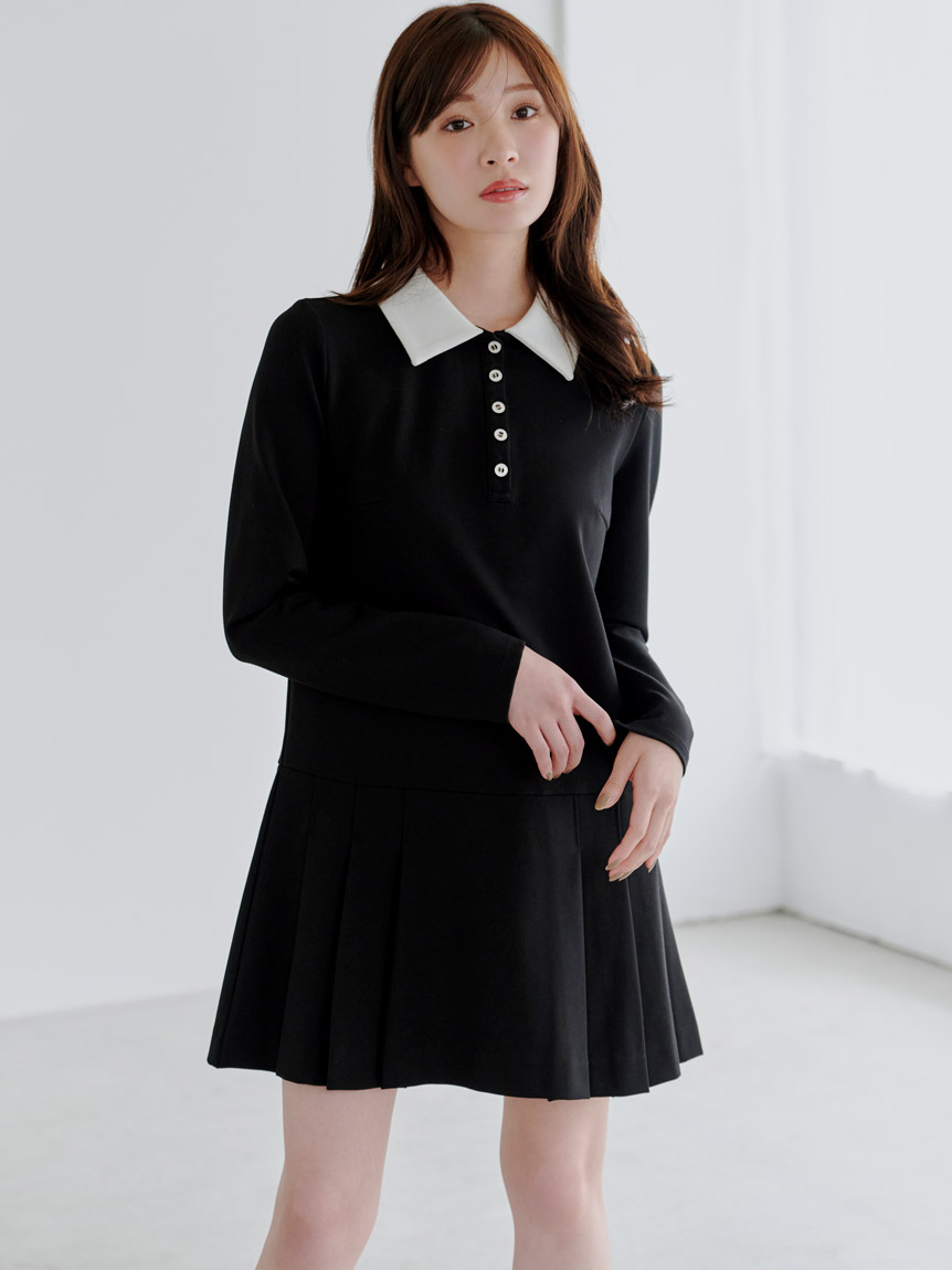 SNIDEL ミニワンピ　ブラック 長袖 ミニワンピース SNIDEL - 新品 SNIDEL ORGANICSボリュームミニワンピース