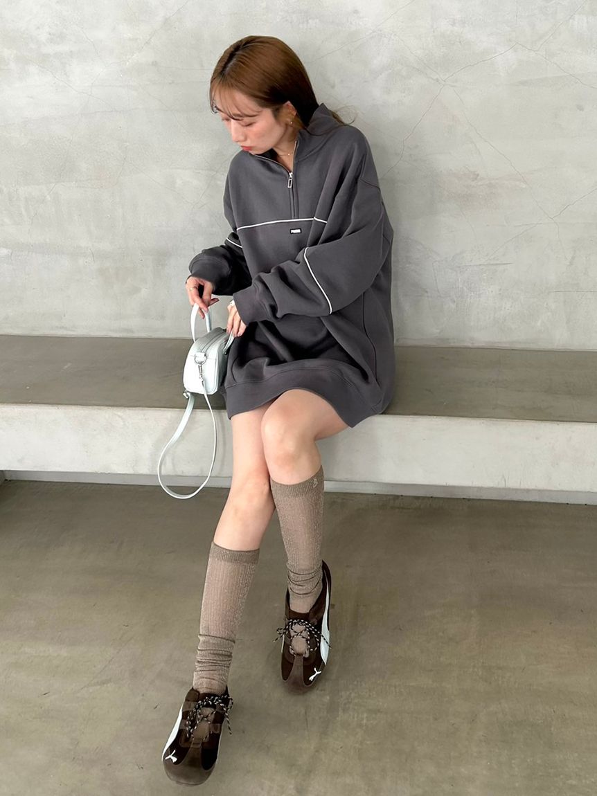 SNIDEL×PUMA】スエットワンピース(ミニワンピース)｜ワンピース