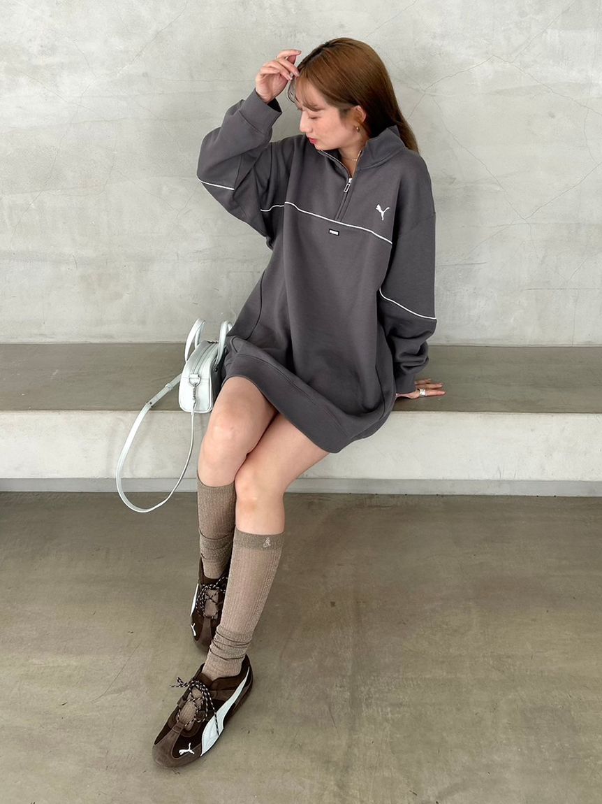 SNIDEL×PUMA】スエットワンピース(ミニワンピース)｜ワンピース