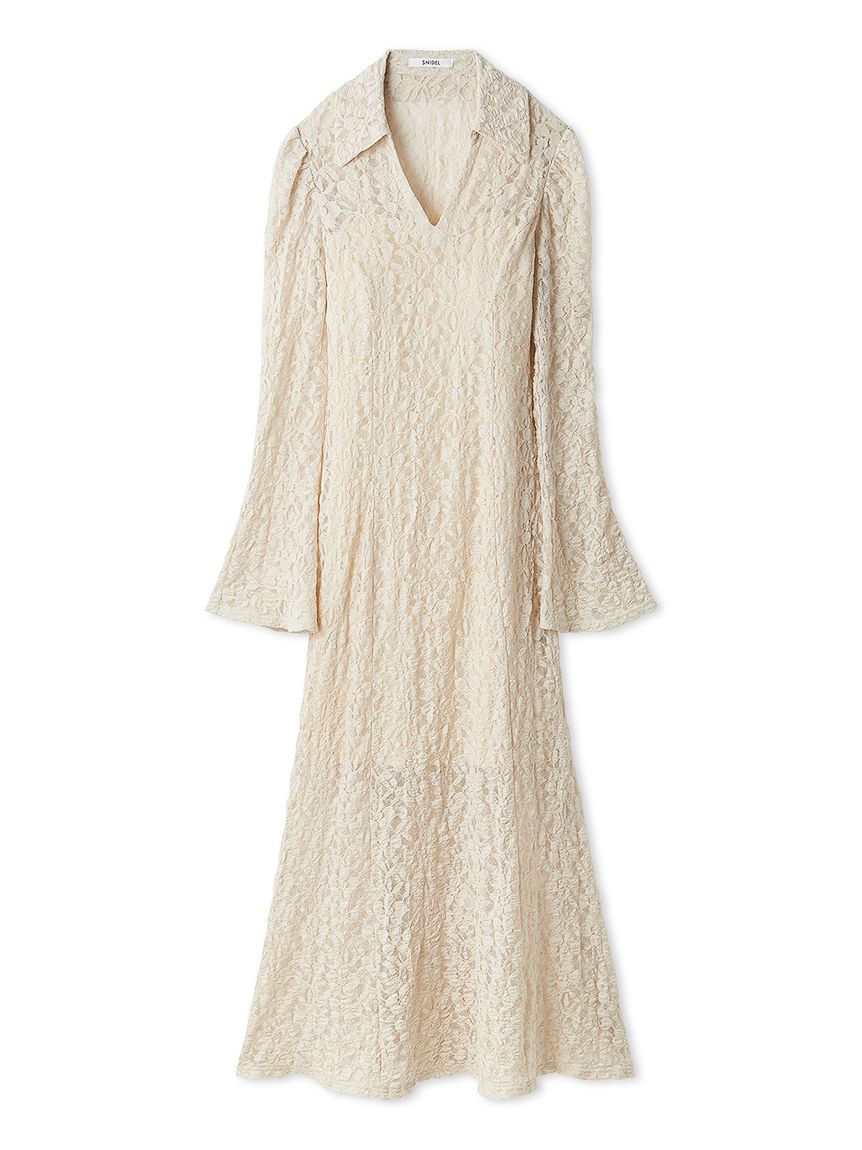 カットレースワンピース(マキシ・ロングワンピース)｜ワンピース