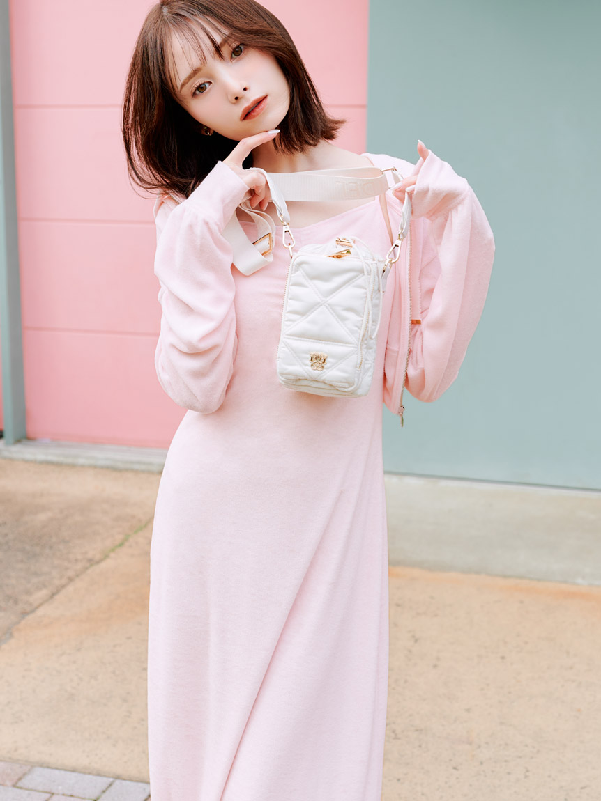 WEB限定】パイルパーカーセットキャミワンピース(ロングワンピース
