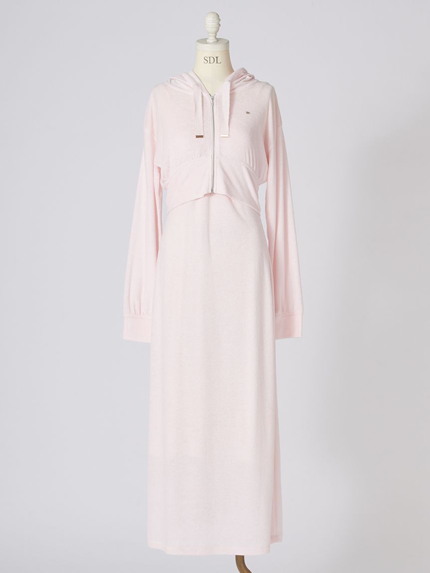 WEB限定】パイルパーカーセットキャミワンピース(ロングワンピース
