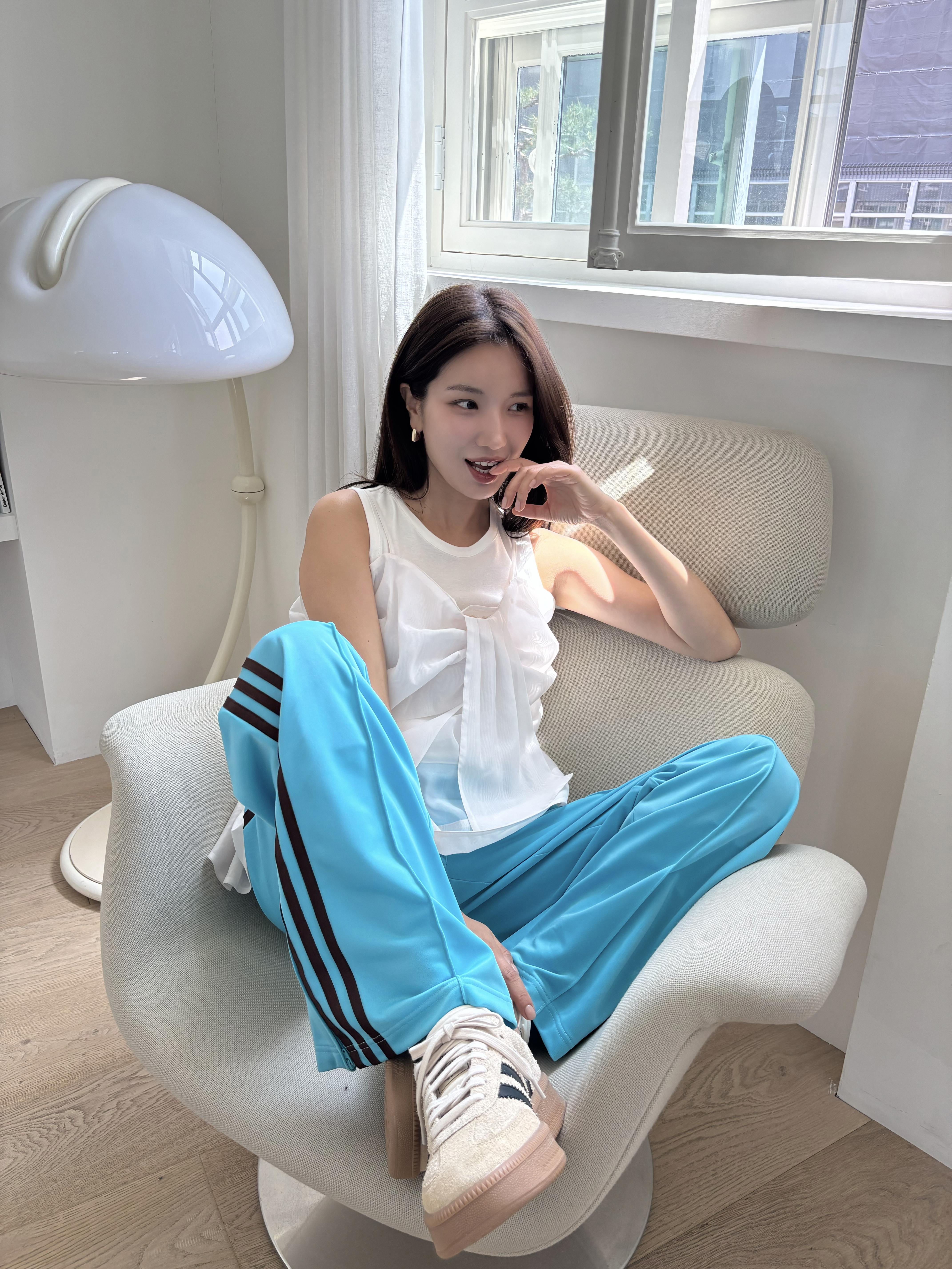 snidel×adidas ファイヤーバードトラックパンツ アディダス ファイヤーバード トラックパンツ ベロア FOR