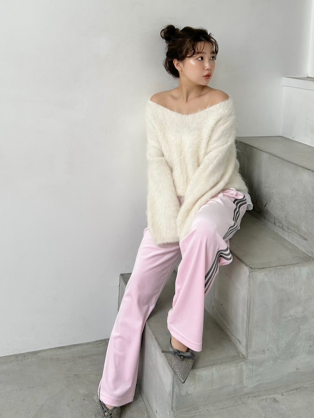 タグ付き未開封 adidas TP Velour for Snidel adidas Originals】FB TP VELOUR/ファイヤーバードトラック