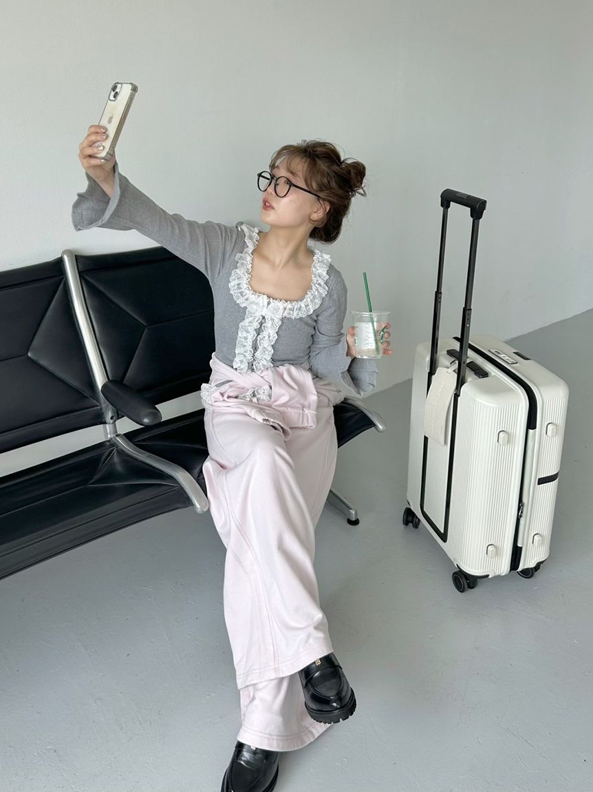 完売色⭐️未開封⭐️ UVカットスウェットワイドパンツ✨スナイデル WEB限定カラーあり】UVカットスウェットワイドパンツ(ロング