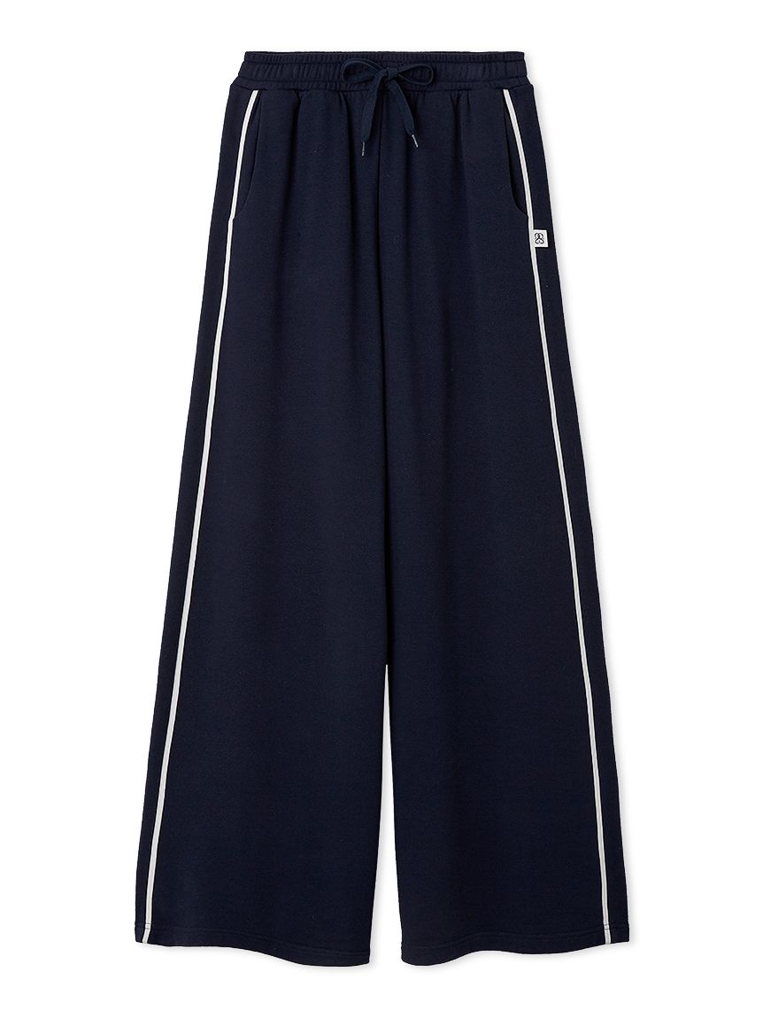 WEB限定カラーあり】UVカットスウェットワイドパンツ(ロング