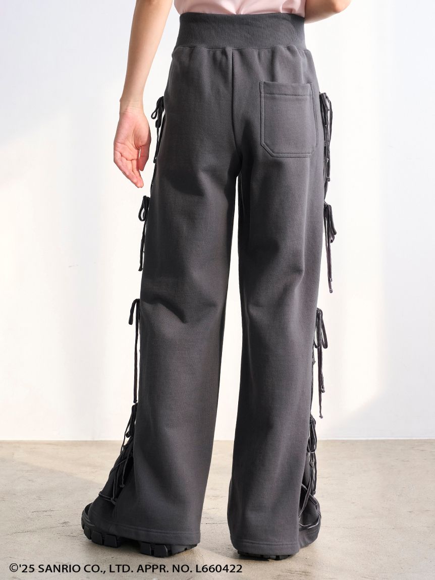 HELLO KITTY】レースアップパンツ(ロングパンツ)｜パンツ