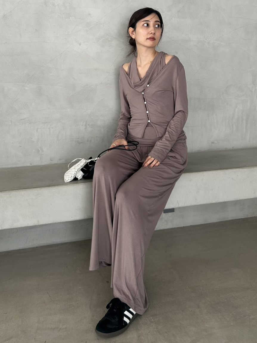 タックカットパンツ(ロングパンツ)｜パンツ｜SNIDEL(スナイデル