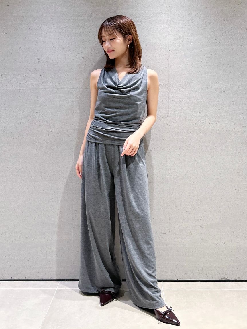 タックカットパンツ(ロングパンツ)｜パンツ｜SNIDEL(スナイデル)の通販