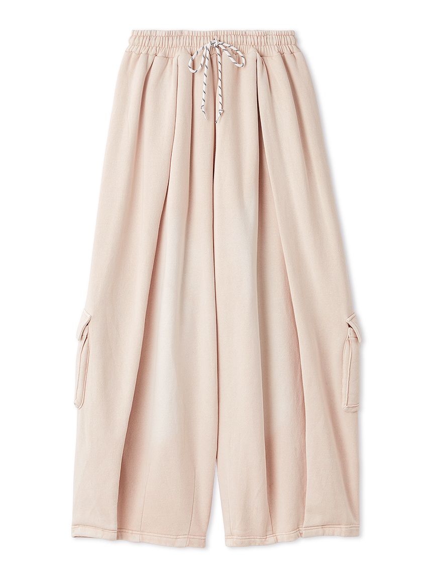 SNIDEL/NUTMEG】ワイドタックスウェットパンツ(ロングパンツ)｜パンツ