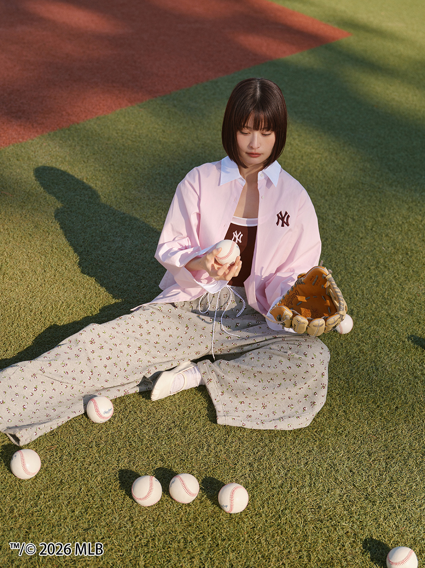 完売品2026スナイデル　【MLB】Sustainableスウェットワイドパンツ MLB】Sustainableスウェットワイドパンツ(フルレングスパンツ)｜パンツ