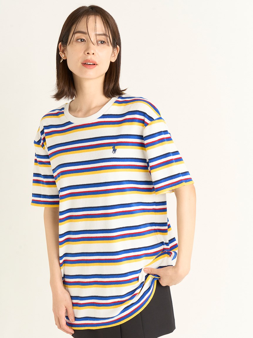 tシャツ 「RALPH LAUREN」マルチボーダーTシャツ レディース POLO RALPH LAUREN】マルチボーダーTシャツ(Tシャツ・カットソー