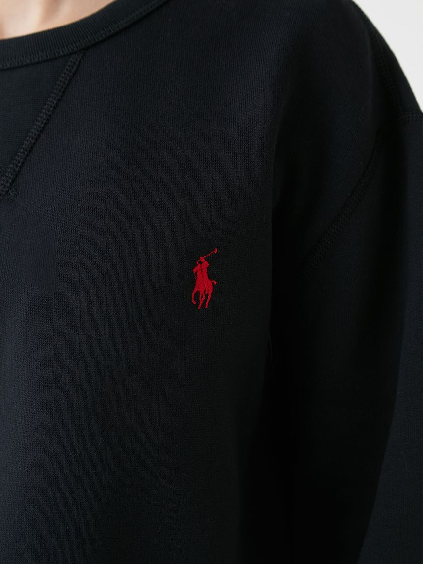 【Polo Ralph Lauren】クルーネック スウェットシャツ（Black） POLO RALPH LAUREN】クルーネックスウェット(Tシャツ
