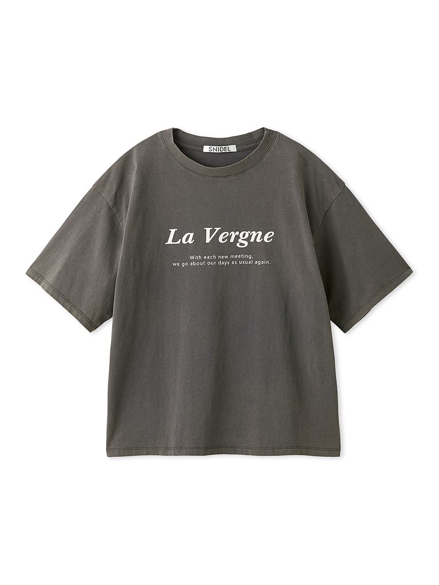 プリントロゴT(Tシャツ・カットソー)｜トップス｜SNIDEL