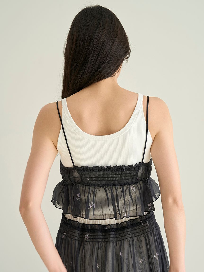 ＼SALE60%OFF+2点購入で10%OFFクーポン有／即日発送/SNIDEL スナイデル ビスチェレイヤードロゴTシャツ SWCT252125   25SS 2025春夏キャンセル返品不可 ビスチェレイヤードロゴTシャツ(Tシャツ・カットソー)｜トップス
