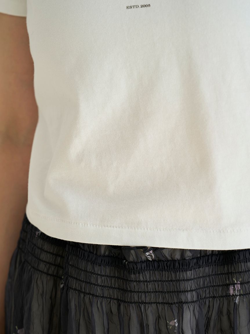 SNIDEL ビスチェレイヤードロゴTシャツ 大人女子　20代30代 ビスチェレイヤードロゴTシャツ(Tシャツ・カットソー)｜トップス