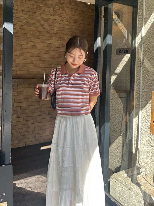 LACOSTE/ポロシャツ(ポロシャツ)|トップス|SNIDEL(スナイデル LACOSTE/ポロシャツ(ポロシャツ)|トップス|SNIDEL(スナイデル