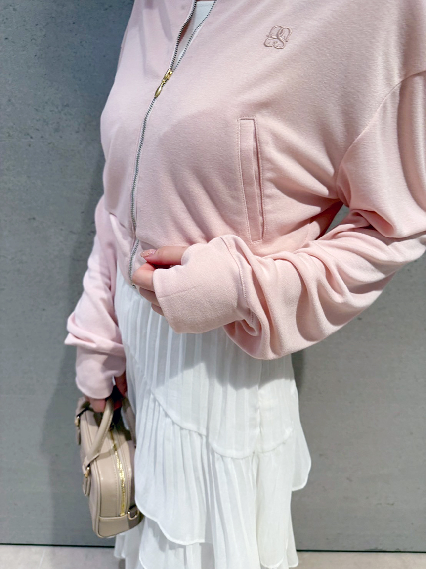 新品タグ付き SNIDEL UVカットブルゾン/ハンドウォッシャブル MASH STORE限定】UVカットブルゾン/ハンドウォッシャブル(パーカー