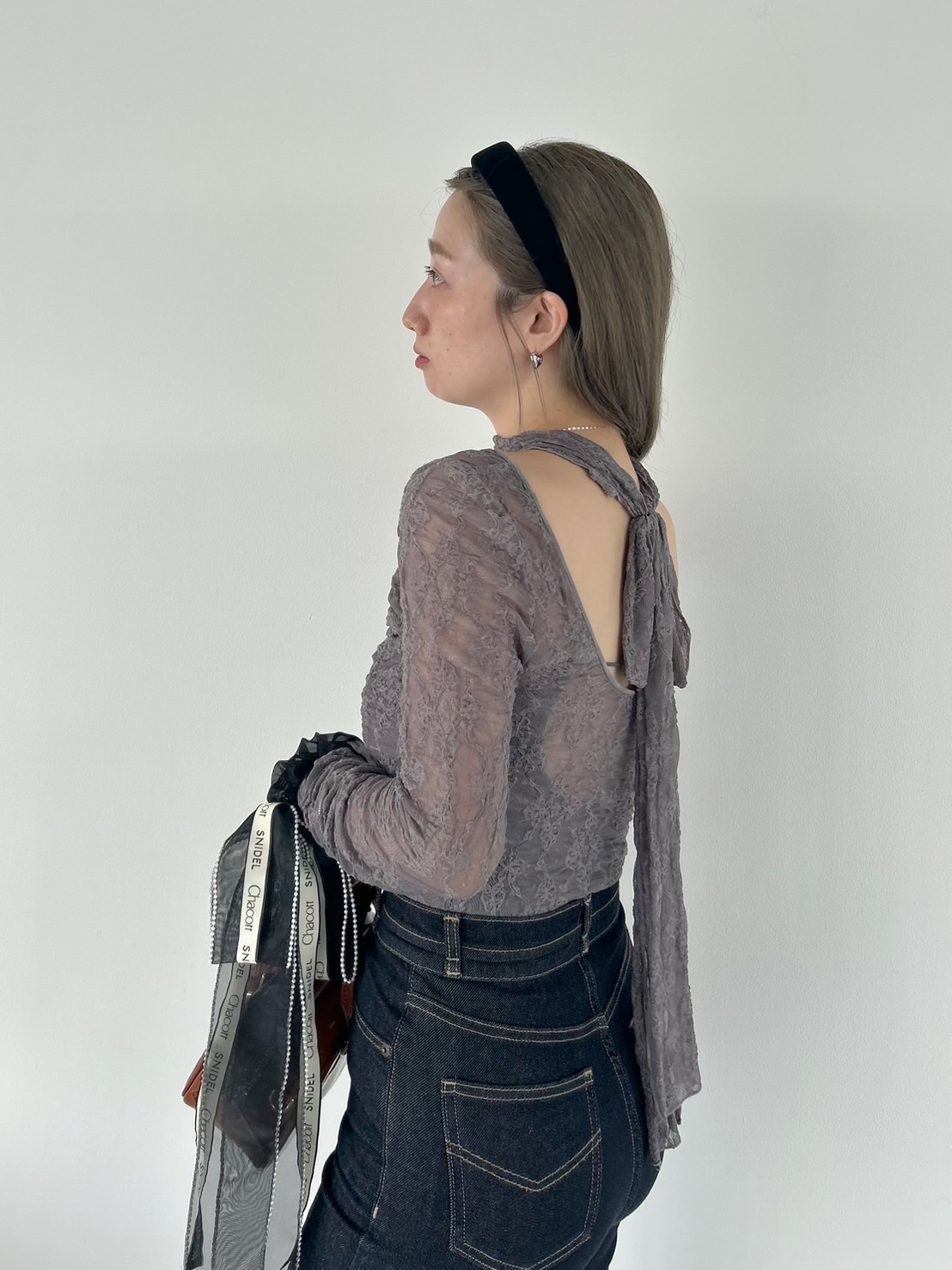 Chacott】レースシアーTOPS(カットソー)｜トップス｜SNIDEL