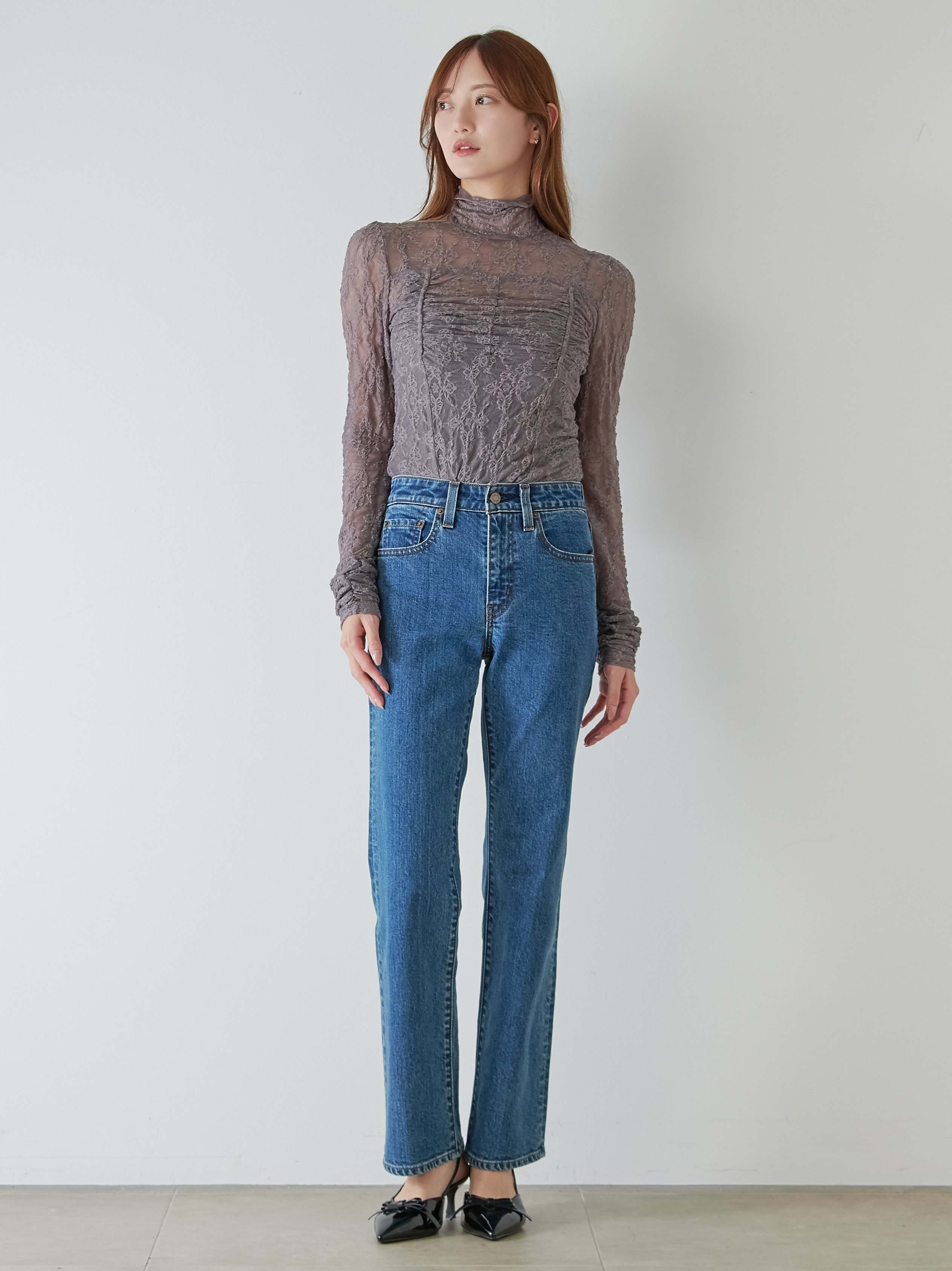 Chacott】レースシアーTOPS(カットソー)｜トップス｜SNIDEL