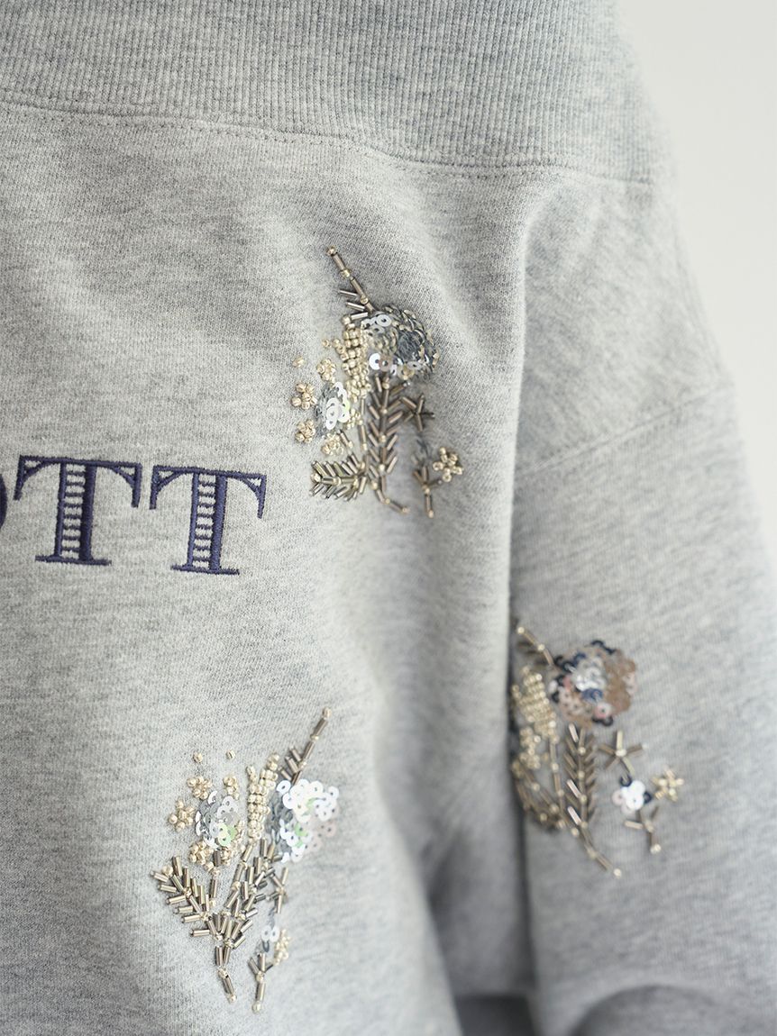 Chacott】刺繍スウェットプルオーバー(Tシャツ・カットソー