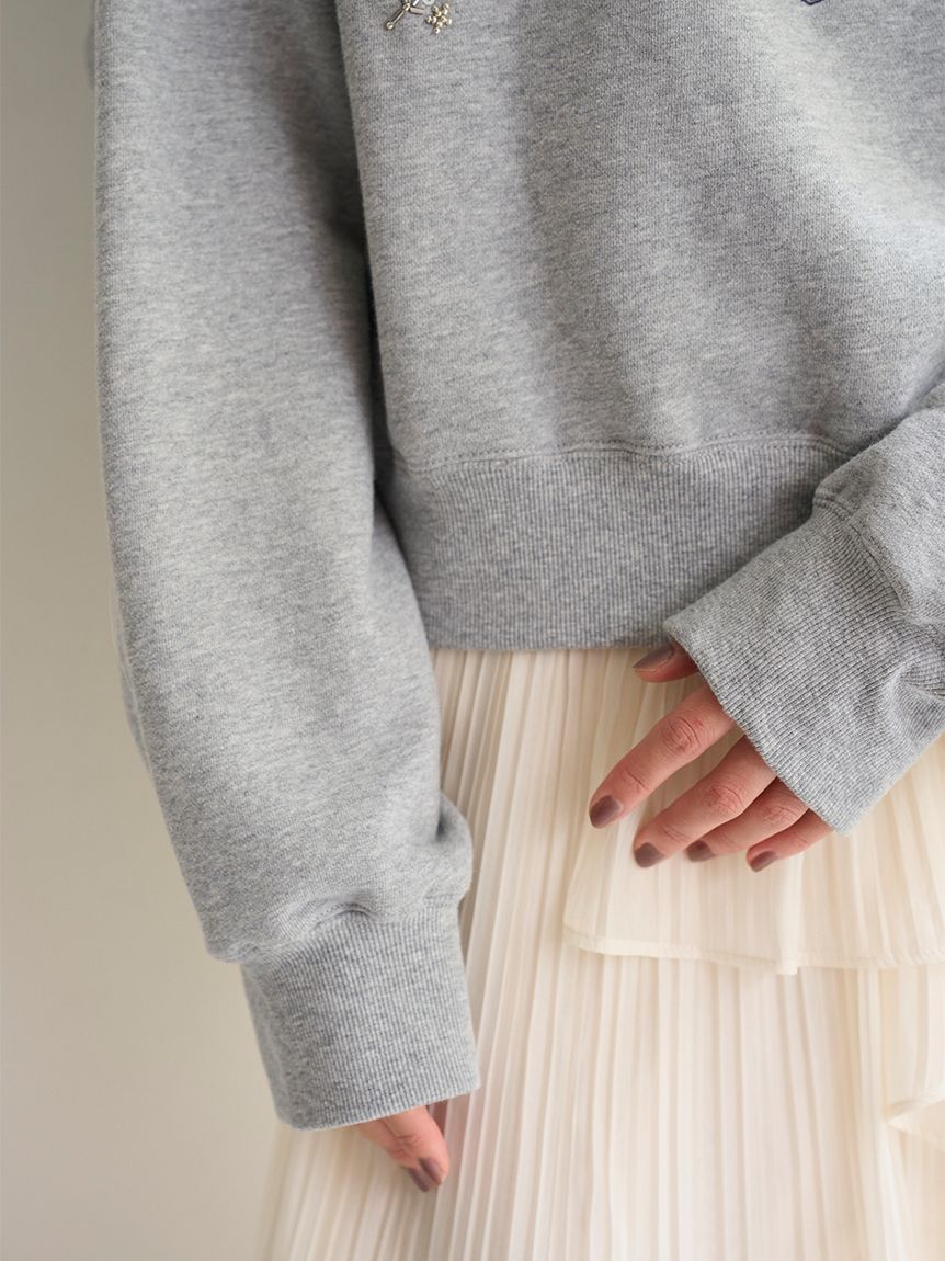 【Chacott】刺繍スウェットプルオーバー snidel Chacott】刺繍スウェットプルオーバー（スウェット）｜SNIDEL