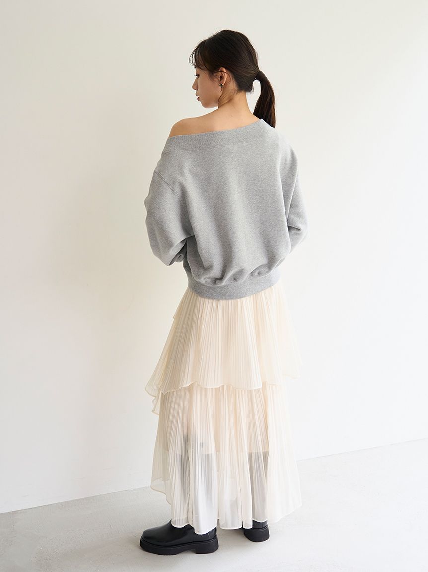 Chacott】刺繍スウェットプルオーバー(Tシャツ・カットソー)｜トップス