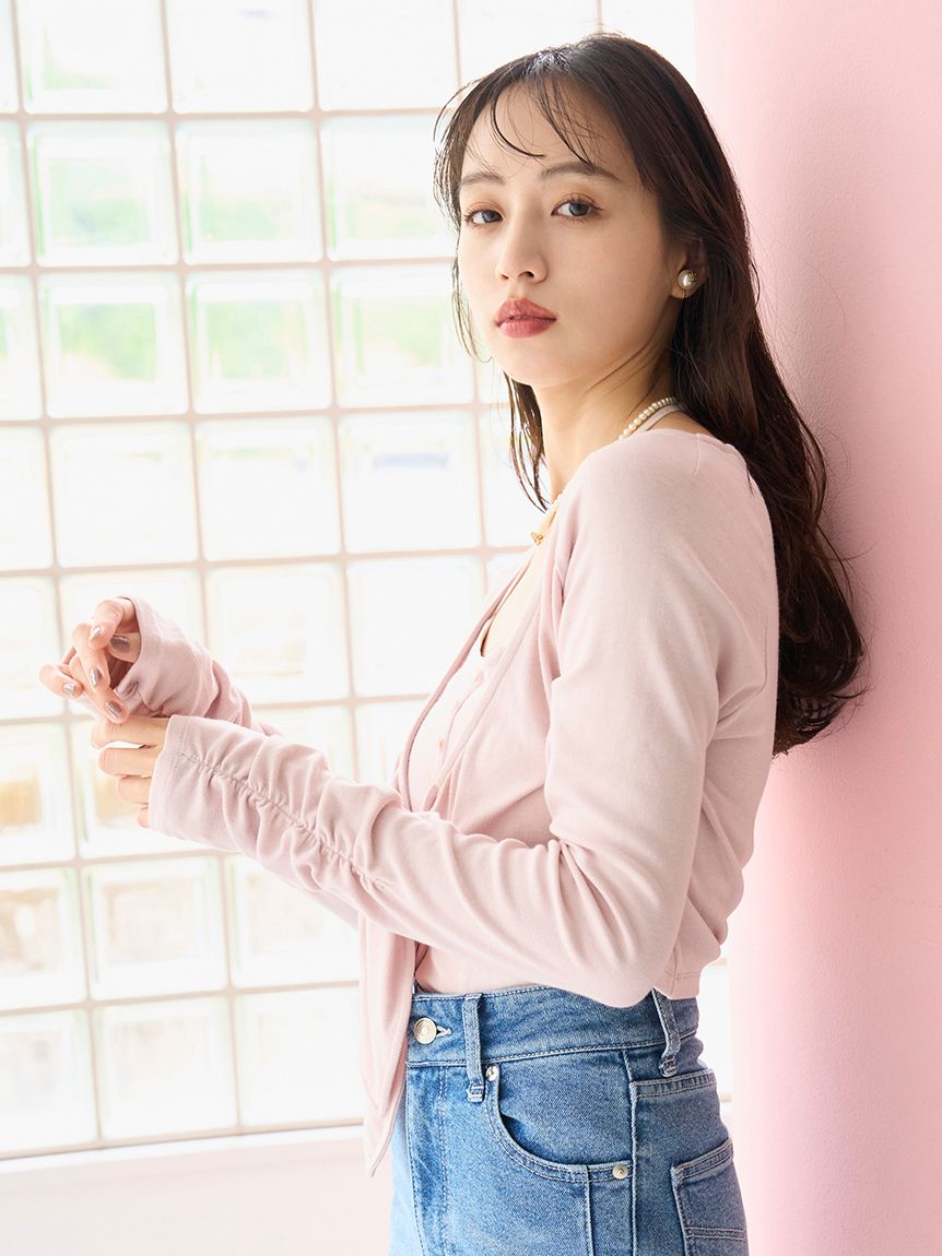 Chacott】カップインボレロプルオーバー(Tシャツ・カットソー