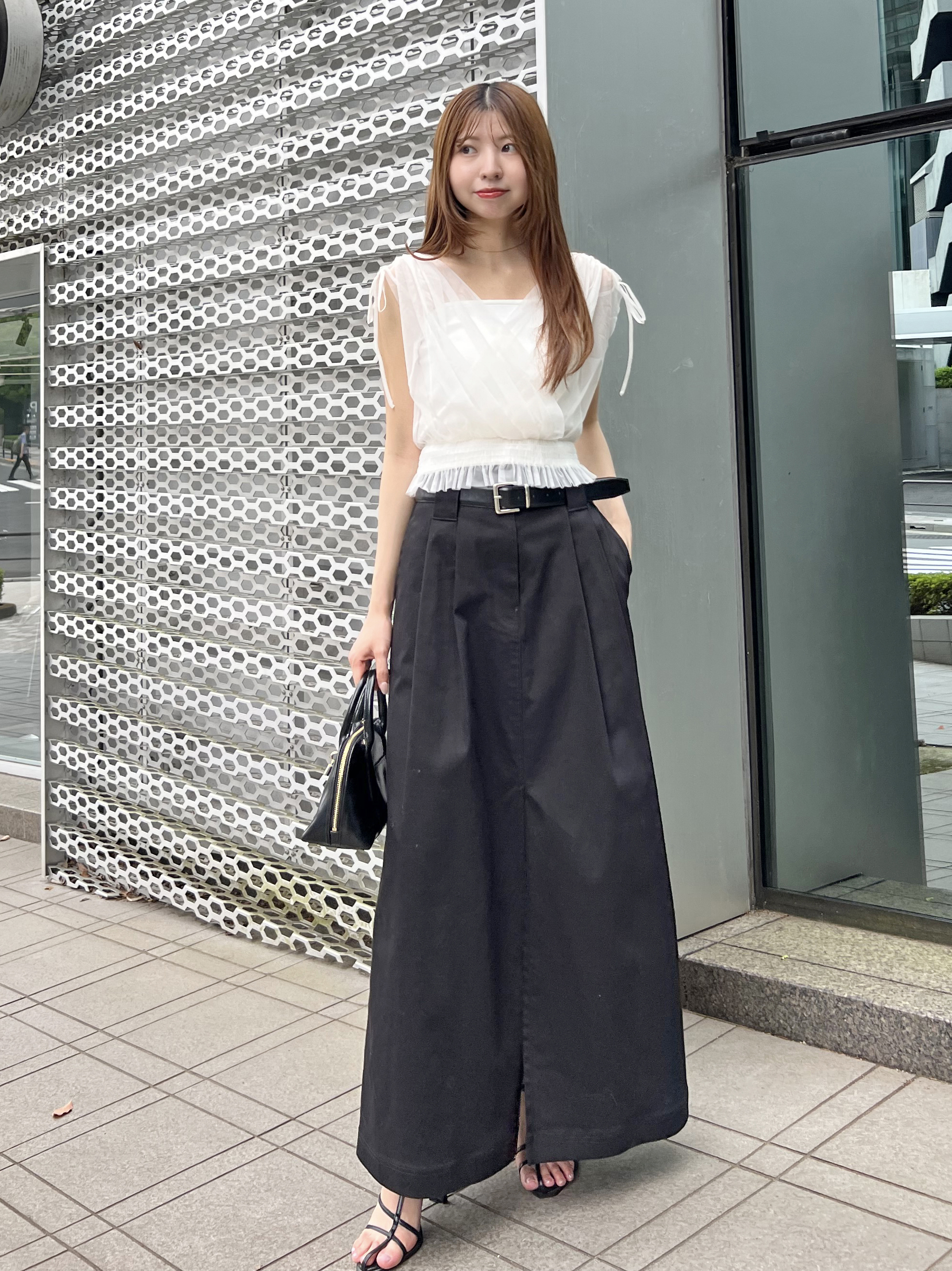 SNIDEL チュールレイヤードカシュクールカットプルオーバー チュールレイヤードカシュクールカットプルオーバー(カットソー