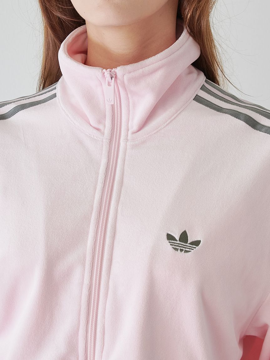 adidas ベルベット ジャケット ピンクLサイズ adidas FIREBIRD ADICOLOR CLASSIC LOOSE TRACKTOP ルシッド