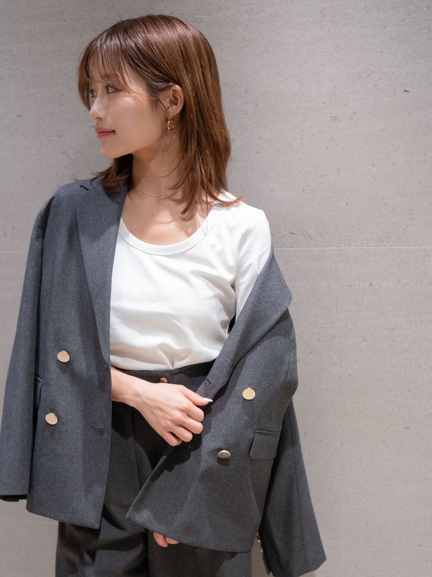 UネックTシャツ(Tシャツ・カットソー)｜トップス｜SNIDEL(スナイデル