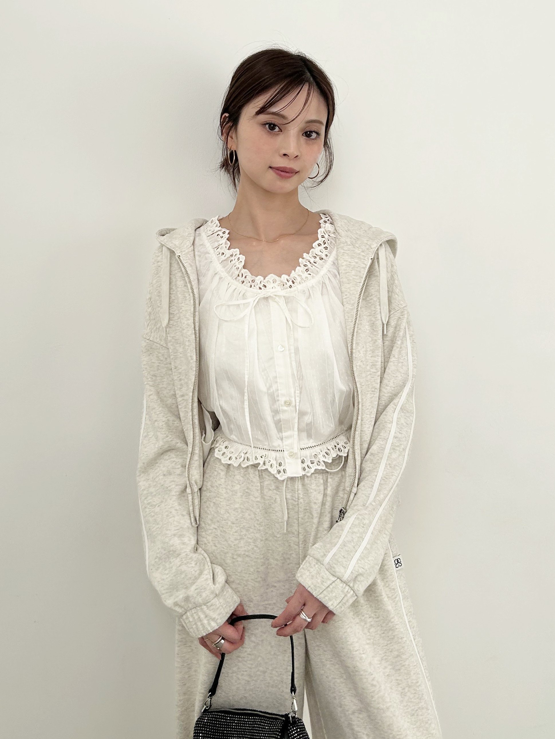 SNIDEL スナイデル uvカットフーディーパーカー 花柄 スナイデル SNIDEL UVフーディパーカー （FLOWER