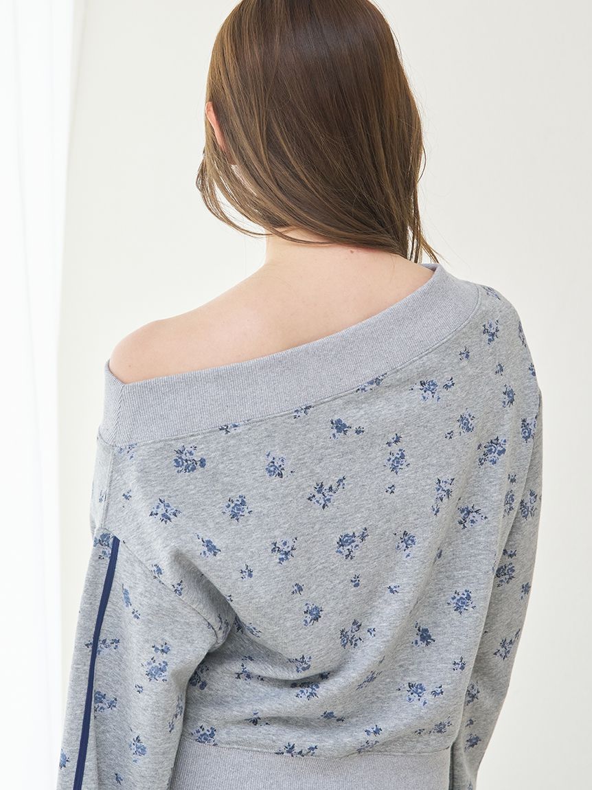 SNIDEL UVカットワンショルスウェットプルオーバー WEB限定カラーあり】UVカットワンショルスウェットプルオーバー