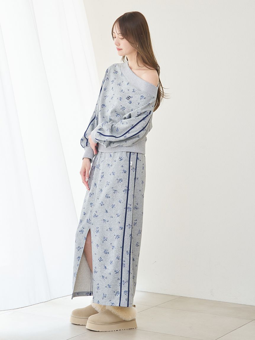 WEB限定カラーあり】UVカットワンショルスウェットプルオーバー(T