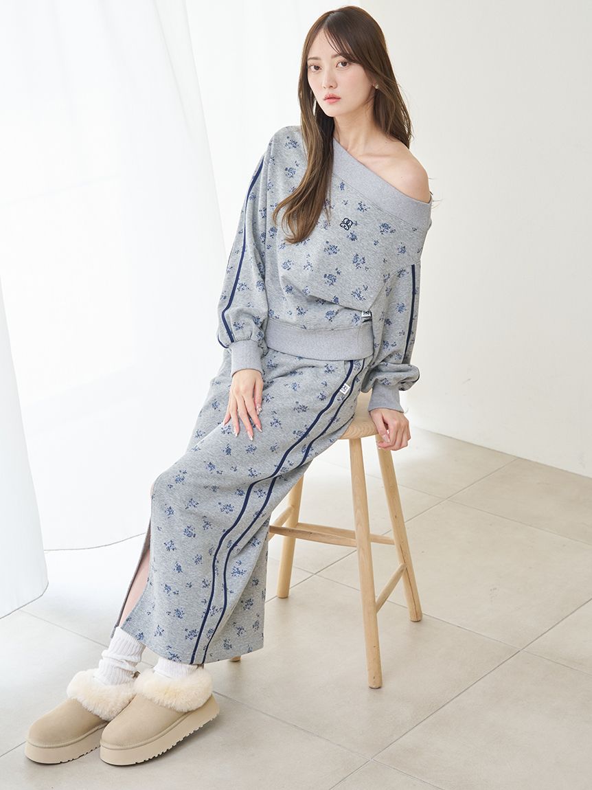 SNIDEL UVカットワンショルスウェットプルオーバー SNIDEL｜【WEB限定カラーあり】UVカットワンショルスウェット