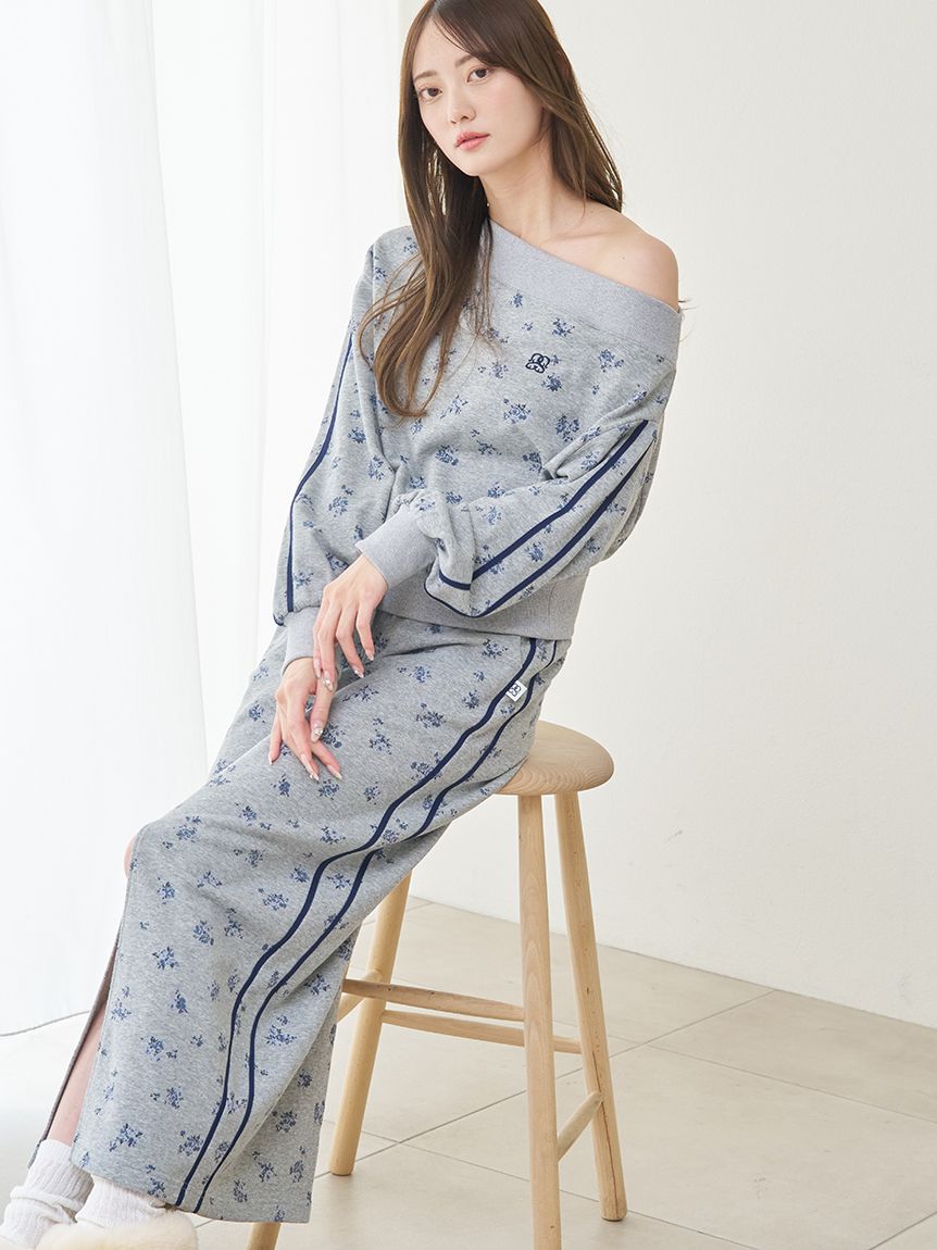 WEB限定カラーあり】UVカットワンショルスウェットプルオーバー
