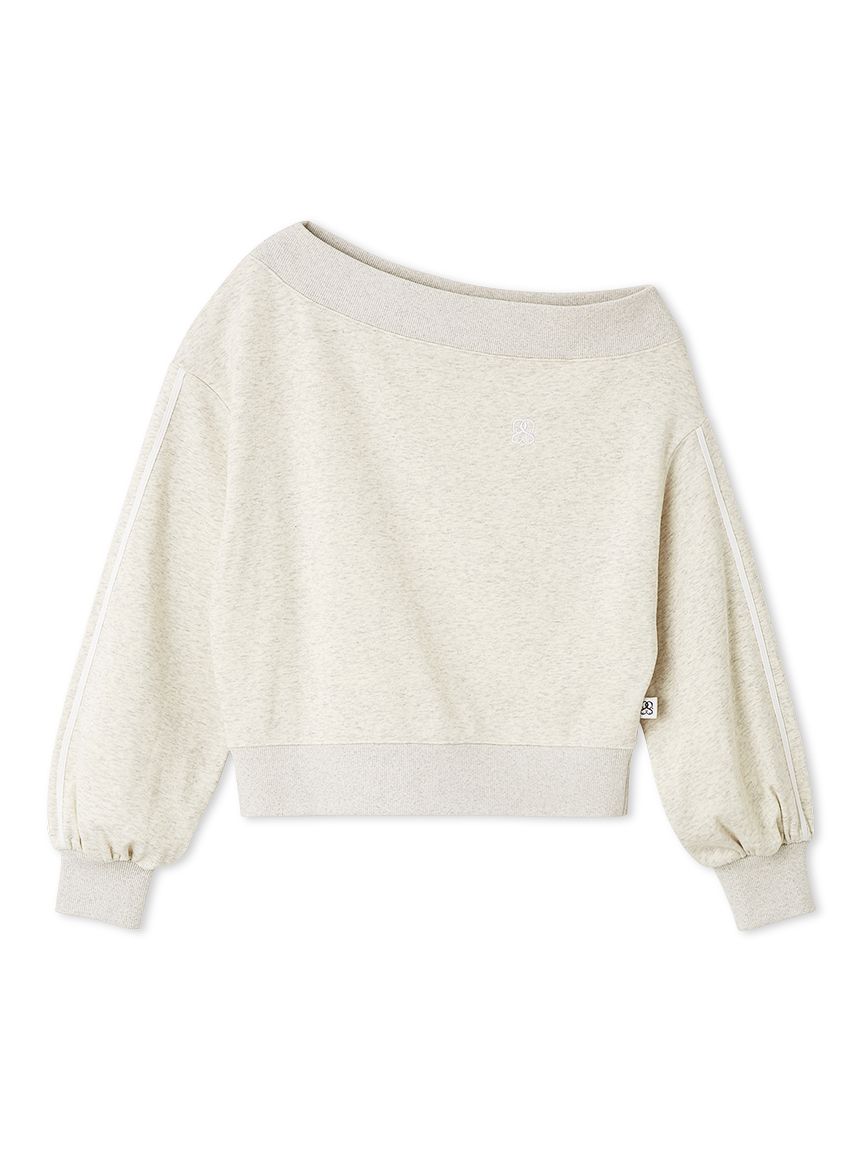 WEB限定カラーあり】UVカットワンショルスウェットプルオーバー(T