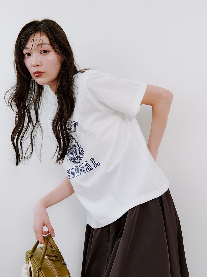 プリントロゴTシャツ(Tシャツ)｜トップス｜SNIDEL(スナイデル)の