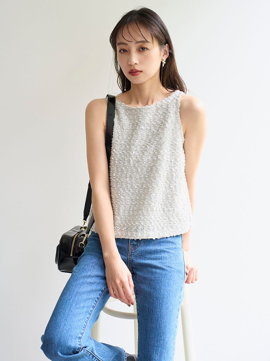 ラメタンクトップス(Tシャツ・カットソー)｜トップス｜SNIDEL