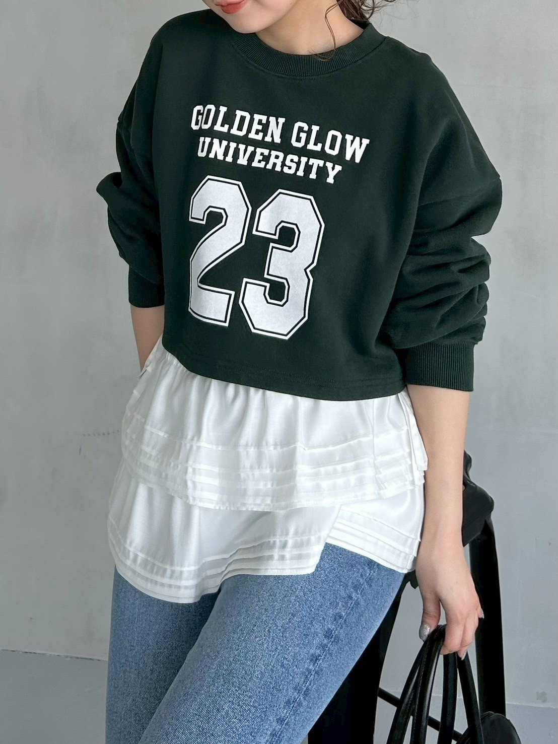 NUTMEG】コラボクロップドTシャツ(Tシャツ・カットソー)｜トップス