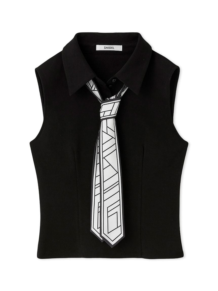 ボウタイポロカットプルオーバー(Tシャツ・カットソー)｜トップス