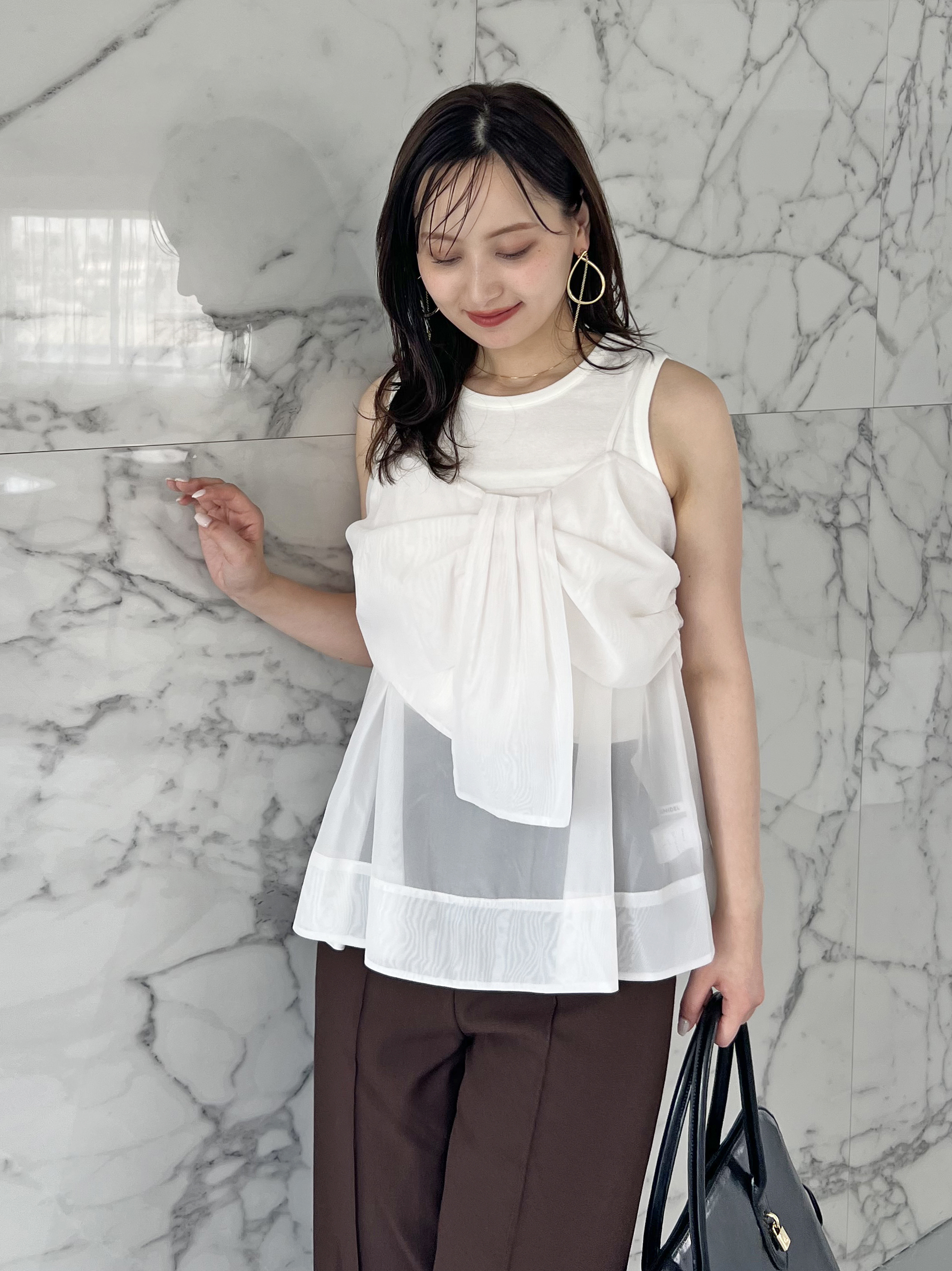 デザインブラウスSETノースリカットソー(Tシャツ・カットソー