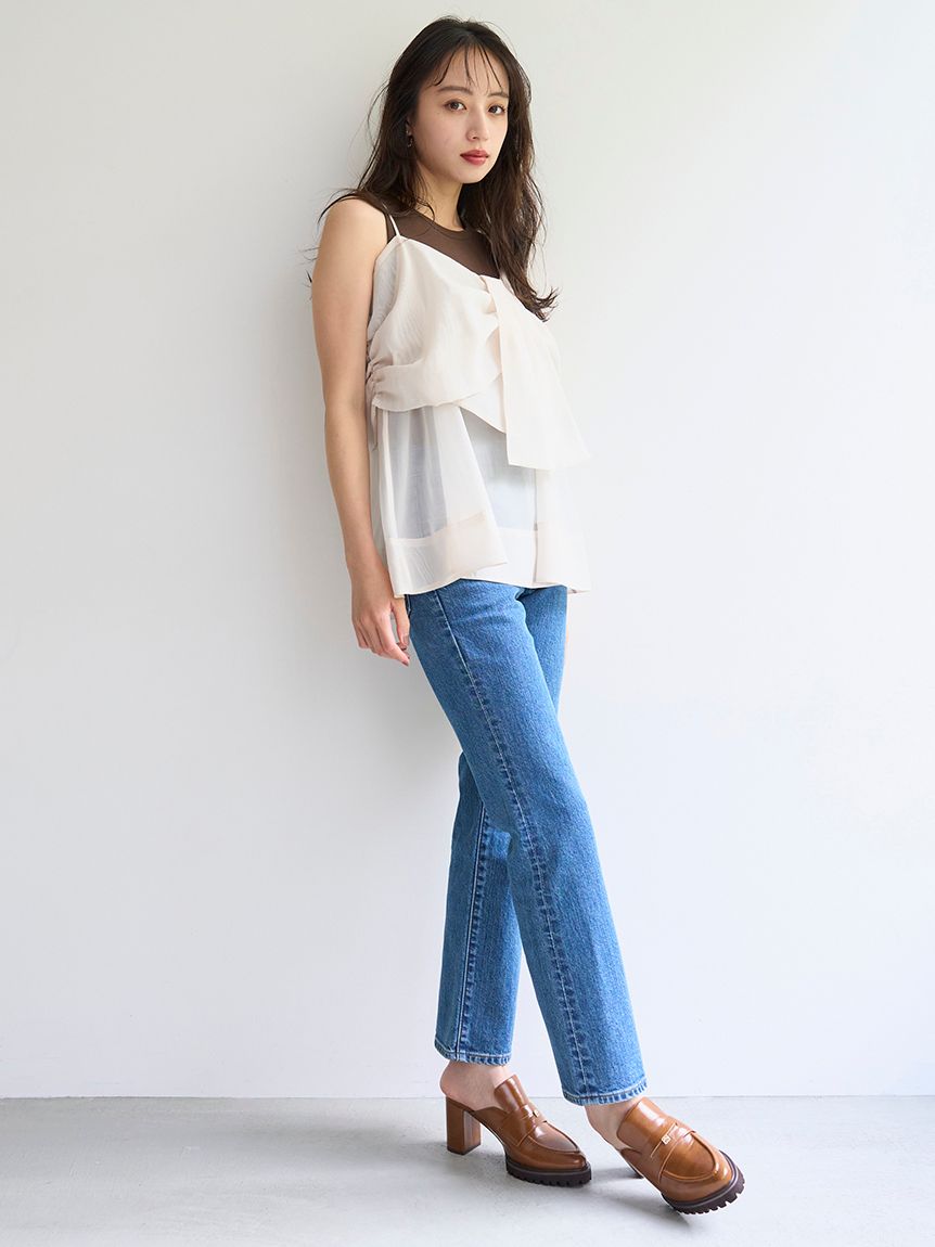 デザインブラウスSETノースリカットソー(Tシャツ・カットソー